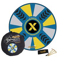 FlatHat 32" (80cm) Collapsible Drone Landing Pad (Blue Yellow)