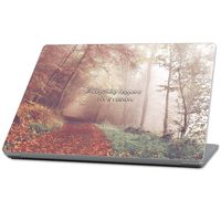 MightySkins Protective, Durable,and Unique Vinyl cover Skin for Microsoft Surface Laptop (2017) 13.3" - Happens For A Reason, Tan (MISURLAP-Happens For A Reason)