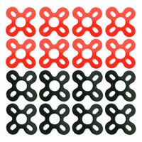 EUDAX 16 PCS Motor Spacer Shock Absorber Pads Damper Vibration Damping Washer Silicone Material for FPV Racing 22xx Series Brushless Motor Emax RS2205 iPower Motor 2204 2206 2208 (Upgrade Version)