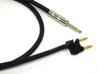 Conquest Sound CS114B 20-Feet Neutrik 1/4-Inch to Double Banana Plug 14 Gauge Speaker Cable