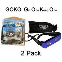 StadiumZoomz Max 2 Pack Team Colors Binocular Glasses - Blue. Telescope Lenses, Zoom in for Sports,Concerts,Boating,etc