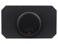 Alpine 8" Passive Subwoofer in Ported Sub Box Enclosure for 87-06 Jeep Wrangler