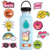 Vsco Stickers for Water Bottles[14PCS], Laptops Sticker for Teens Vsco Girl Meme Stuff, Cute Peppa Aesthetic Trendy Waterproof Vinyl Decal for Hydro Flask Waterbottles Hydroflasks Skateboard Outdoor