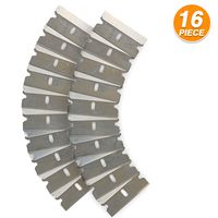 Emraw Razor Replacement Blade Industrial Razor Ultra Sharp Strong Single Edge Scraper Steel Blades for Scraping and Cutting Box Cutter and Glass Scraper Razor Blade (Pack of 20)