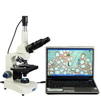 OMAX 40X-2000X Trinocular Compound Siedentopf LED Microscope with Digital Camera