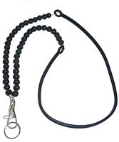 Beaded Fashion Women's Universal Lanyard 32", Strong, Light Weight Silicone Strap, For Cell Phones, Water Proof Pouch or Multiple Keys and ID's