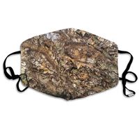 YUIOP Hunting Camo Printed Mask Neutral Mask for Men and Women Polyester Dust-Proof Breathable Mask
