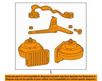 General Motors GM OEM-Horn 84246360