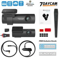 BlackVue DR750S-2CH 64GB Micro SD Card1080P 60FPS SONY Starvis Night Vision Parking Mode BONUS Free BlackVue Window Decal