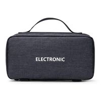 Makeup Bag, PVC Waterproof Travel Packing Cubes for ARUNGOR Backpack, Portable Cosmetic Case Organizer Storage Bag (Grey Electronic bag)