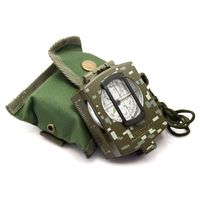 Eyeskey Multifunctional Military Lensatic Tactical Compass | Impact Resistant and Waterproof |Metal Sighting Navigation Compasses for Hiking, Camping, Motoring, Boating, Boy Scout (Camouflage)