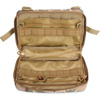 WYNEX Tactical Admin Molle Pouch, Medical EDC EMT Utility Bag Shell Design Attachment Pouches 1000D Nylon Hiking Belt Bags Waterproof