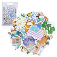 eZAKKA Stickers for Water Bottles Stickers 50-Pack Vinyl Waterproof Stickers for Laptop, Luggage, Car, Skateboard, Motorcycle, Bicycle Decal Graffiti Patches