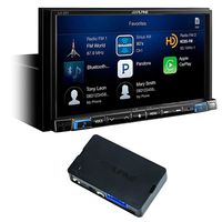 ALPINE i207-WRA Bluetooth Carplay Monitor+Acc Ctrl for 2007-18 Jeep Wrangler JK