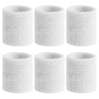 BEACE Sweatbands Sports Headband/Wristband for Men & Women - 3PCS / 6PCS Moisture Wicking Athletic Cotton Terry Cloth Sweatband for Tennis, Basketball, Running, Gym, Working Out