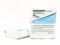 2 Pack - Replacement for Motorola KEBT-071D Battery - Compatible with Motorola HKNN4002 Two-Way Radio Battery (1500mAh 3.6V NI-MH)