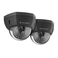 2 Pack Amcrest ProHD Outdoor 4-Megapixel PoE Vandal Dome IP Security Camera - IP67 Weatherproof, IK10 Vandal-Proof, 4MP (2688 TVL), IP4M-1028E (Black)