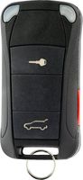 KeylessOption Keyless Entry Remote Control Car Ignition Flip Key Fob Replacement for Porsche KR55WK45032