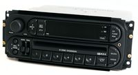 1 Factory Radio AMFM 6 Disc CD Aux In Compatible With 02-07 Chrysler Dodge P56038622AJ RBQ Slider Version