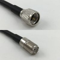 15 feet RFC195 KSR195 MINI UHF MALE to MINI UHF FEMALE Pigtail Jumper RF coaxial cable 50ohm High Quality Quick USA Shipping