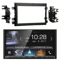 Kenwood DDX9704S 2-DIN in-Dash DVD/CD/AM/FM Car Stereo Receiver with Metra 95-5812 Double DIN Radio Installation Kit for Select 2004-up Ford Vehicles