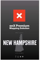 ONX: New Hampshire Hunting Map for Garmin GPS - Hunt Chip with Public & Private Land Ownership - Hunting Units - Includes Premium Membership Hunting App for iPhone, Android & Web