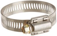 Breeze Power-Seal Stainless Steel Hose Clamp, Worm-Drive, SAE Size 24, 1-1/16" to 2" Diameter Range, 1/2" Bandwidth (Pack of 10)