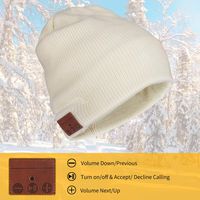 INTSUN Beany Hat with Wireless Stereo Headphones, 4.2 Bluetooth Knit Beanie Hats for Men & Women Rechargeable Battery Hat Speaker Mic for Outdoor Sports Running Skiing Skating Hiking