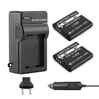 Venwo 2 Pack LI-90B LI-92B Batteries and Charger for Olympus Tough TG-5,Tough TG-1 IHS, Tough TG-2 IHS, Tough TG-3,Tough TG-4, SH-1, SH-50 IHS, SH-60, SP-100, SP-100EE, XZ-2 iHS Camera