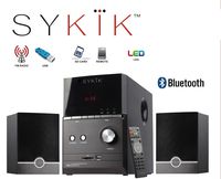 Sykik Sound SPME51, Powerful Bluetooth Sound System, with 5" Sub-Woofer, SD, USB, Remote and FM Radio