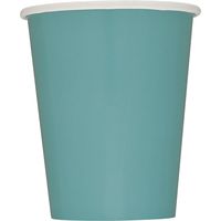 UNIQUE PARTY 9oz Paper Cups (Pack of 14) (One Size) (Caribbean Teal)