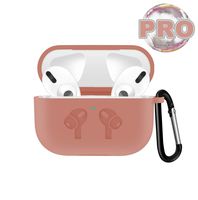 UPOLS Compatible with AirPods Pro Case, Protective Cover with Keychain, Bounce Carrying Case Compatible with Apple AirPods Pro Charging Case [2019 Release] Soft Slim Silicone Case Skin (Orange)