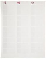 Brady JET-31-117-1 0.95" Width x 2.25" Height, B-117 Self-Laminating Vinyl, White/Translucent Ink Jet Printable Label (Pack of 1000)