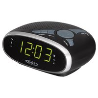 JENSEN JCR-175 AM/FM Alarm Clock Radio with 0.9-Inch Green LED Display