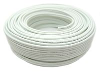 Audiopipe 14 Gauge 100 Feet White Speaker Wire Zip Cable Copper Clad Car Stereo