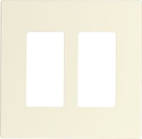 Eaton 9522DS ASPIRE Screwless Wallplate, 2-Gang, Desert Sand