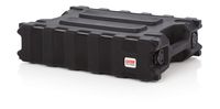 Gator Cases Pro Series Rotationally Molded 2U Rack Case with Shallow 13" Depth; Made in USA (G-PRO-2U-13)