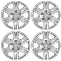 BDK KT-999-16 Silver KT-999-16_AMZKING Hubcaps Wheel Covers for Nissan Altima (16 inch) - Four (4) Pieces Corrosion-Free & Sturdy - Full Heat & Impact Resistant Grade - Replacement, 4 Pack