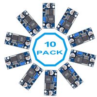 Valefod XL6009 DC to DC Boost Converter 3.0-30V to 5-35V Step-up Transformer Power Module, Pack of 10