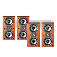 Polk Audio TSi200 2-Way Bookshelf Speaker Package - set of two pairs (Cherry)