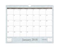 Blue Sky 2018 Wall Calendar, Twin-Wire Binding, 15" x 12", Knightsbridge