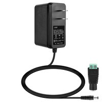 ALSISK 12V 2A 24W Transformer Power Supply Adapter,Power Plug for Home Appliances,CCTV Camera,Yamaha keyboard,Routers,Hubs,LED Strips,Telekom,T-Com,Speedport,Radiowecker,Scanner,Switch,UL Approve