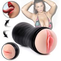 Silicone Dolls Men's Adult Toys,Double Holes Underwear Silicone Artificial 3D Realistic Lifelike Toys for Men Male with 2 Entries Cup Toys, T-Shirt