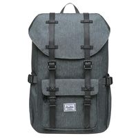 KAUKKO Laptop Outdoor Backpack, Travel Hiking& Camping Rucksack Pack, Casual Large College School Daypack, Shoulder Book Bags Back Fits 13" Laptop & Tablets Mini Size(6greygreen)