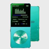 Mp3 Player, Music Player, Hotechs Hi-Fi Sound, with FM Radio, Recording Function Build-in Speaker Expandable Up to 64GB with Noise Isolation Wired Earbuds ... (X02-Black-Silver-16G)