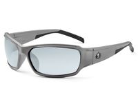 Ergodyne Skullerz Thor Safety Glasses - Matte Gray Frame, In/Outdoor Lens