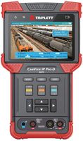 Triplett CamView IP Pro-D All-in-One IP, AHD 2.0, HD-TVI 3.0, and HD-CVI 3.0 Camera Tester with Built-in DHCP Server (8073)