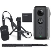 Insta360 ONE X All-in-One Bundle: Action Video Camera + Bullet Time Handle + Invisible Selfie Stick - FlowState Stabilization, 360 Degree Action (SD Card Sold Independently) Authorized Dealer