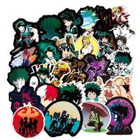 Bowinr My Hero Academia Car Stickers, Anime Vinyl Waterproof Bumper Sticker for Phone, MacBook, Laptop, Car, Lugguage, Window, Wall and More (100'pcs)