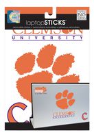 me & my BIG ideas laptopSTICKS Removable Laptop Stickers, Clemson Tigers